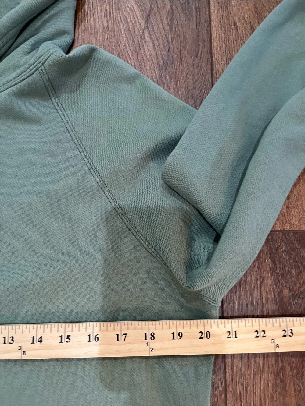 Faherty High Standard Fleece Hoodie Organic Pima Cotton Aspen Green Size‎ Small